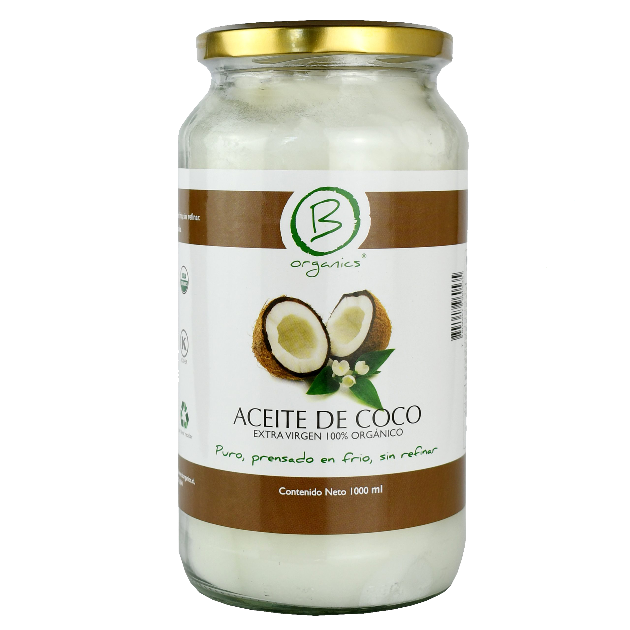 Aceite coco 1000ml unidad - Imagen 1