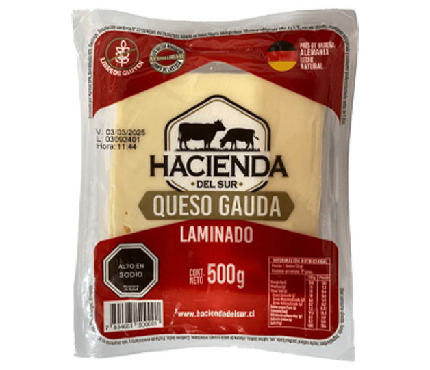 Queso Gauda Laminado Envasado
